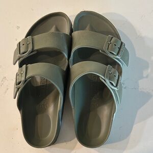 Birkenstock Arizona Olive Double-Strap Sandals
